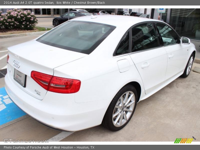 Ibis White / Chestnut Brown/Black 2014 Audi A4 2.0T quattro Sedan