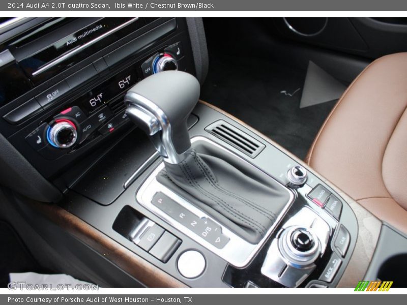 Ibis White / Chestnut Brown/Black 2014 Audi A4 2.0T quattro Sedan
