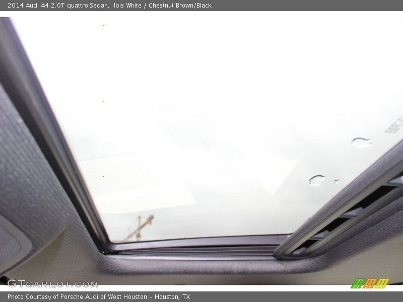 Ibis White / Chestnut Brown/Black 2014 Audi A4 2.0T quattro Sedan