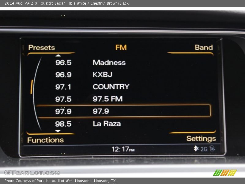 Ibis White / Chestnut Brown/Black 2014 Audi A4 2.0T quattro Sedan