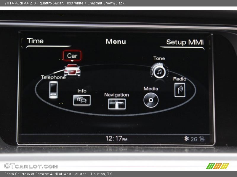 Ibis White / Chestnut Brown/Black 2014 Audi A4 2.0T quattro Sedan