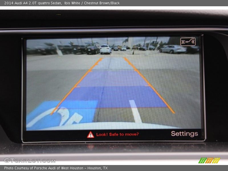 Ibis White / Chestnut Brown/Black 2014 Audi A4 2.0T quattro Sedan
