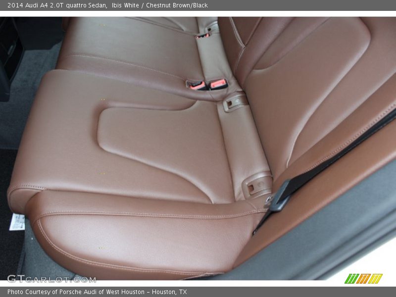 Ibis White / Chestnut Brown/Black 2014 Audi A4 2.0T quattro Sedan