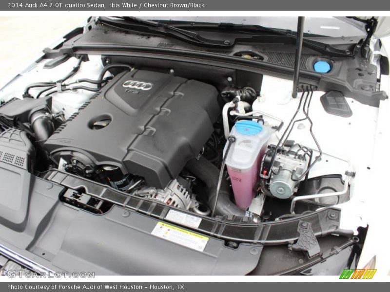 Ibis White / Chestnut Brown/Black 2014 Audi A4 2.0T quattro Sedan