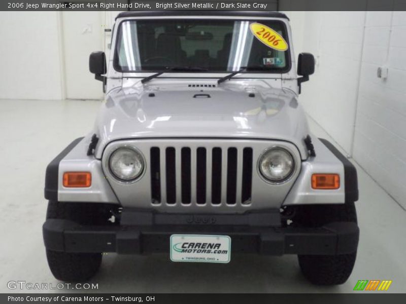 Bright Silver Metallic / Dark Slate Gray 2006 Jeep Wrangler Sport 4x4 Right Hand Drive