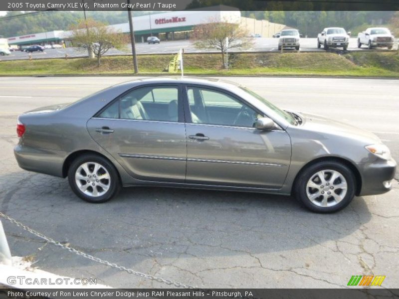 Phantom Gray Pearl / Taupe 2005 Toyota Camry XLE V6