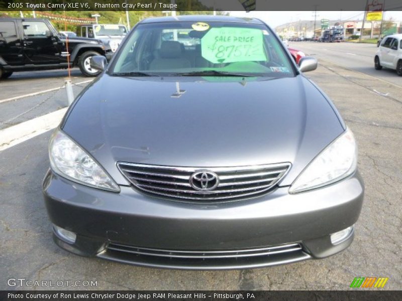 Phantom Gray Pearl / Taupe 2005 Toyota Camry XLE V6