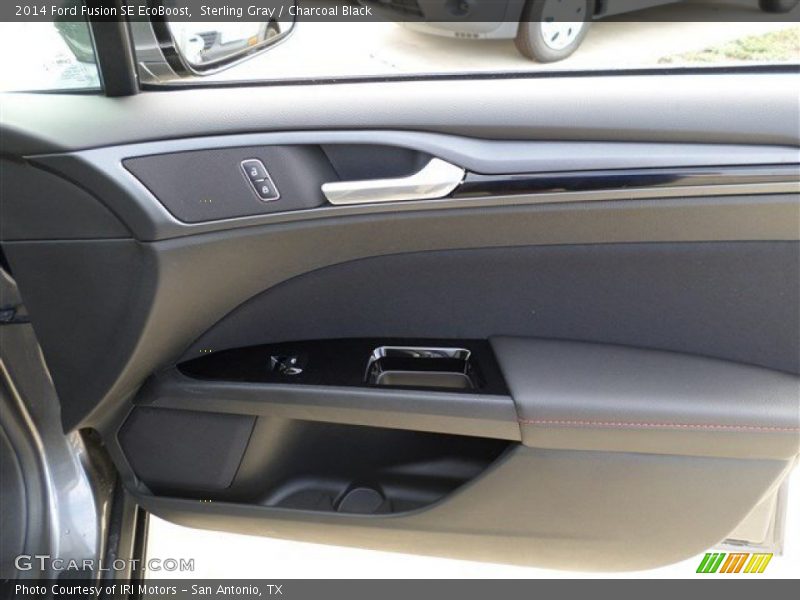Sterling Gray / Charcoal Black 2014 Ford Fusion SE EcoBoost