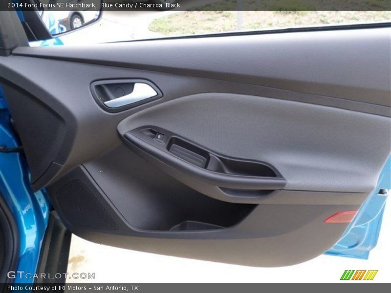 Blue Candy / Charcoal Black 2014 Ford Focus SE Hatchback