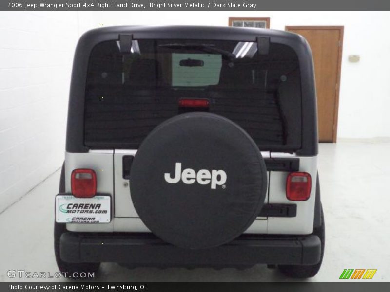 Bright Silver Metallic / Dark Slate Gray 2006 Jeep Wrangler Sport 4x4 Right Hand Drive