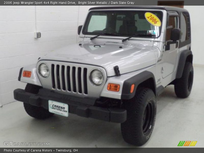 Bright Silver Metallic / Dark Slate Gray 2006 Jeep Wrangler Sport 4x4 Right Hand Drive