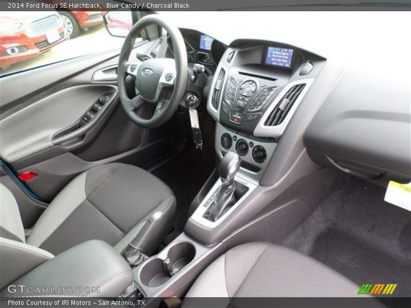 Blue Candy / Charcoal Black 2014 Ford Focus SE Hatchback
