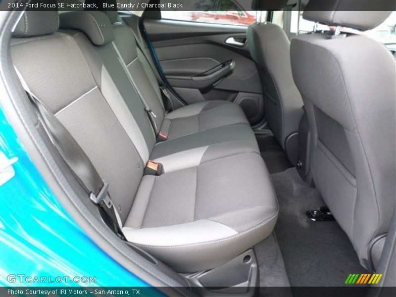 Blue Candy / Charcoal Black 2014 Ford Focus SE Hatchback