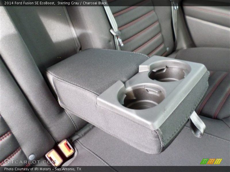 Sterling Gray / Charcoal Black 2014 Ford Fusion SE EcoBoost
