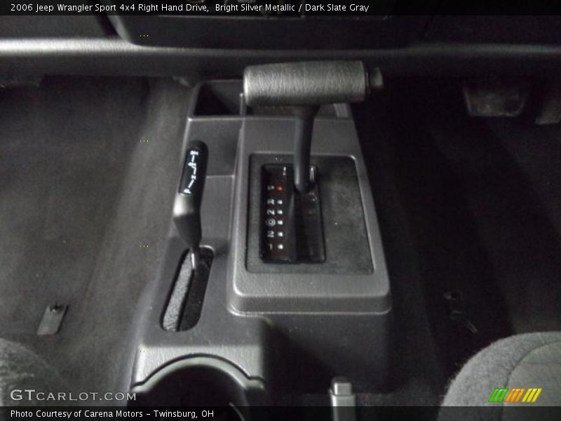  2006 Wrangler Sport 4x4 Right Hand Drive 4 Speed Automatic Shifter