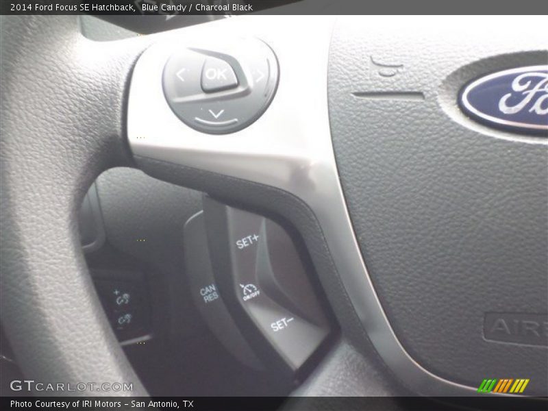 Blue Candy / Charcoal Black 2014 Ford Focus SE Hatchback