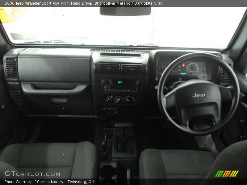 Dashboard of 2006 Wrangler Sport 4x4 Right Hand Drive