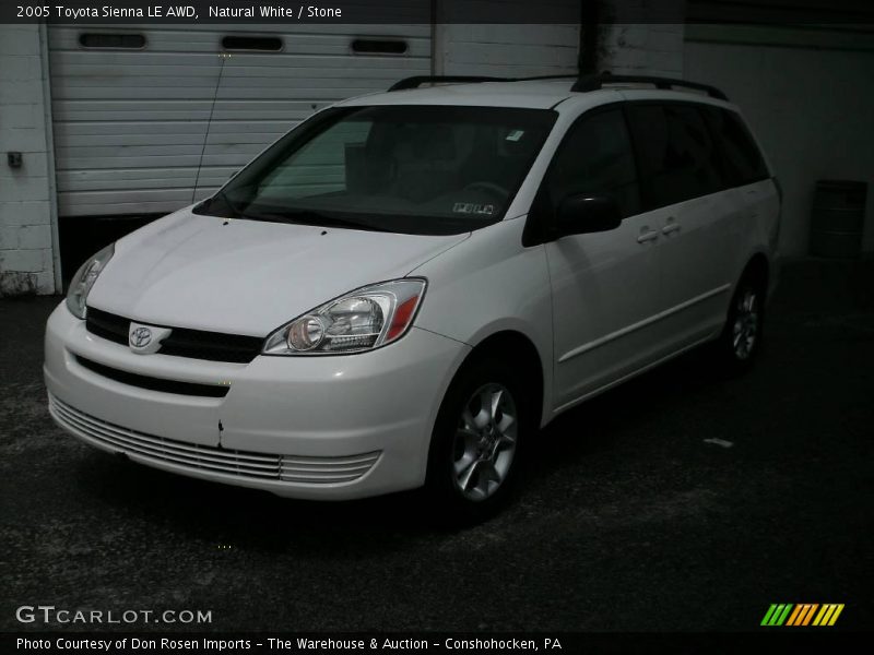 Natural White / Stone 2005 Toyota Sienna LE AWD