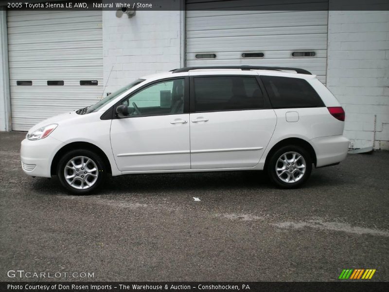 Natural White / Stone 2005 Toyota Sienna LE AWD