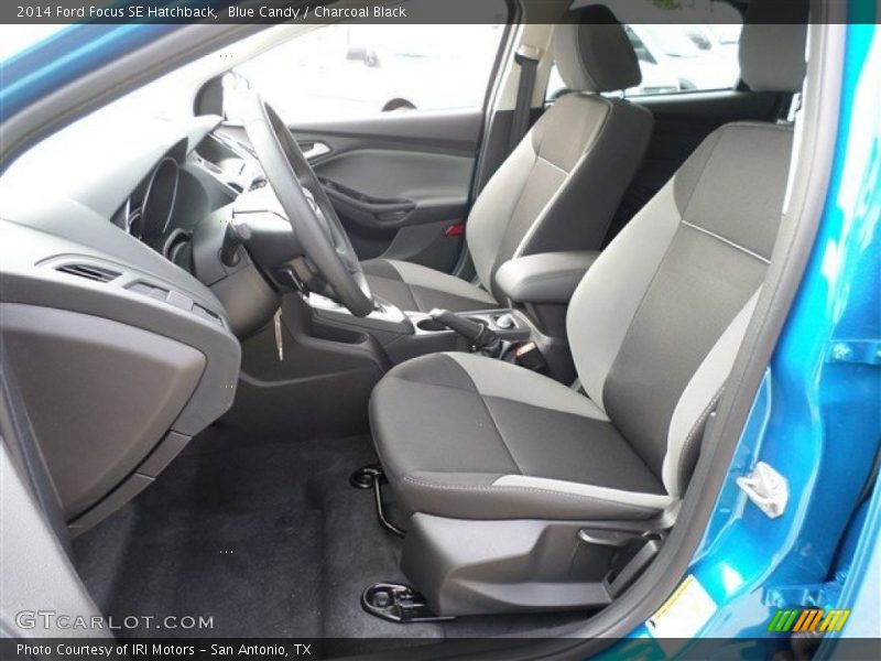 Blue Candy / Charcoal Black 2014 Ford Focus SE Hatchback
