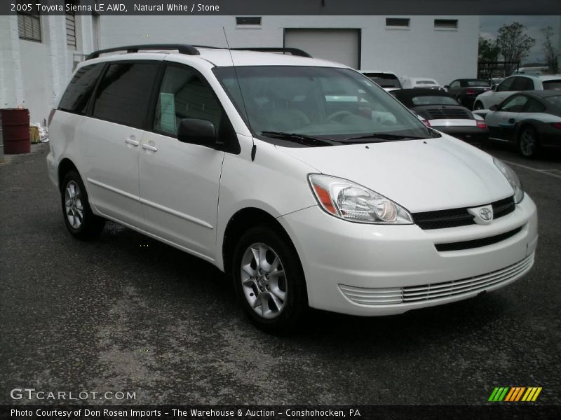 Natural White / Stone 2005 Toyota Sienna LE AWD