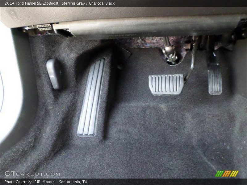 Sterling Gray / Charcoal Black 2014 Ford Fusion SE EcoBoost
