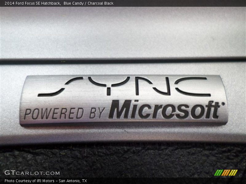 Blue Candy / Charcoal Black 2014 Ford Focus SE Hatchback