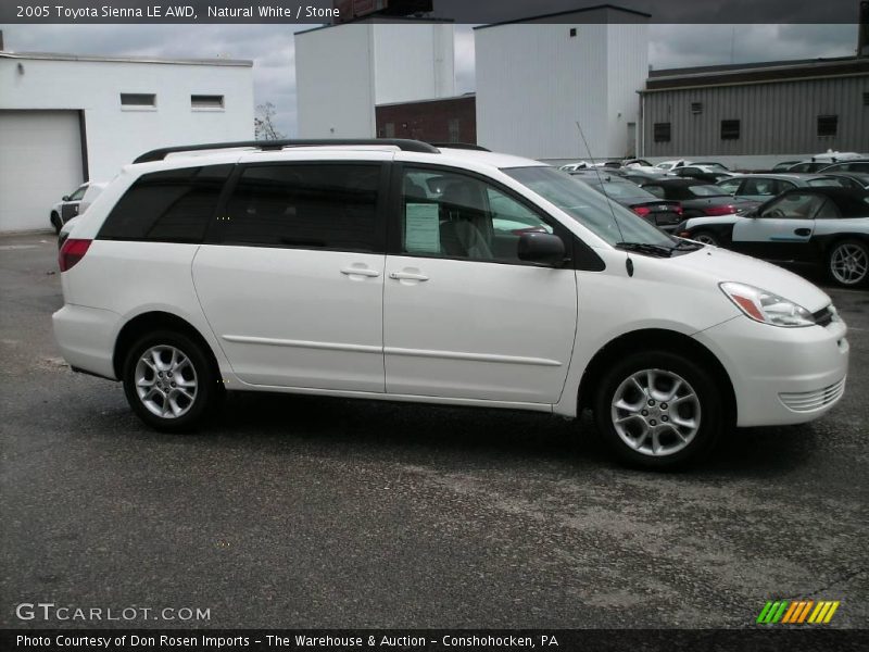 Natural White / Stone 2005 Toyota Sienna LE AWD