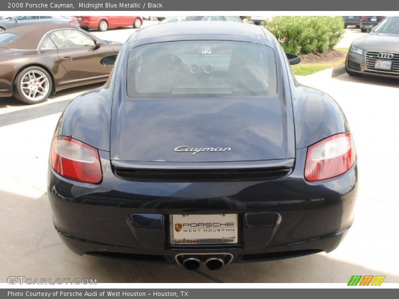 Midnight Blue Metallic / Black 2008 Porsche Cayman