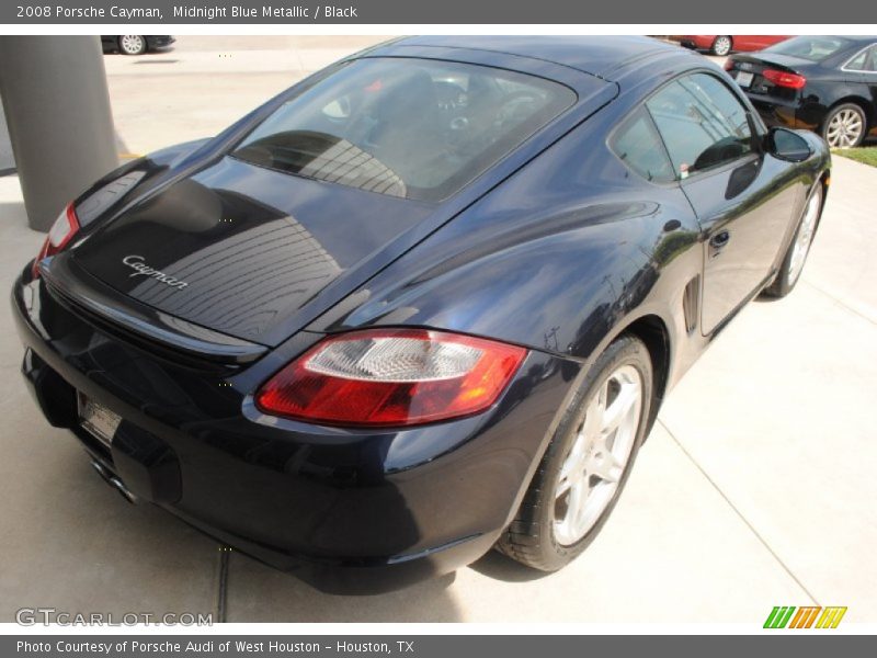 Midnight Blue Metallic / Black 2008 Porsche Cayman