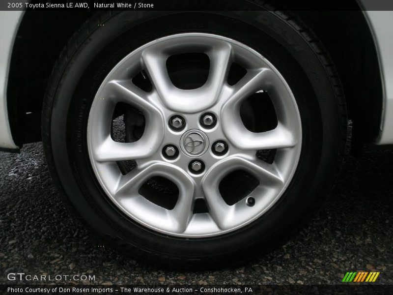 Natural White / Stone 2005 Toyota Sienna LE AWD