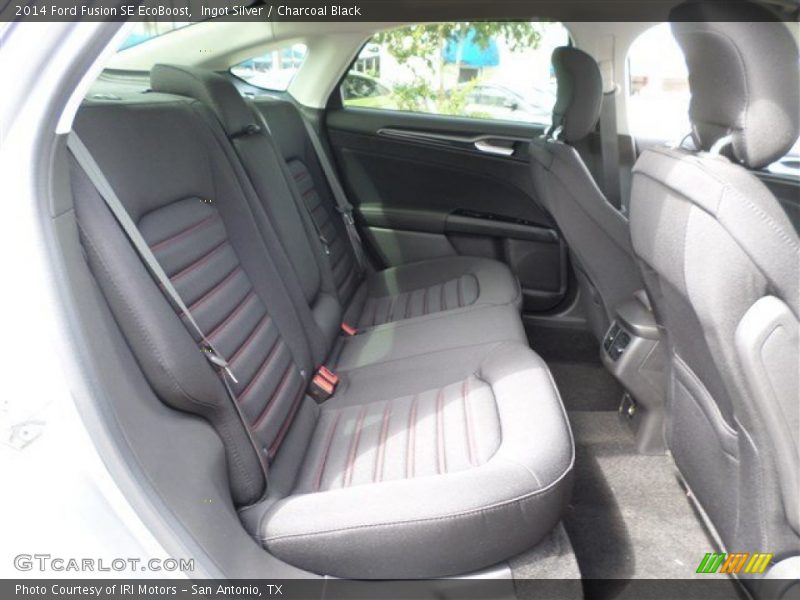 Ingot Silver / Charcoal Black 2014 Ford Fusion SE EcoBoost