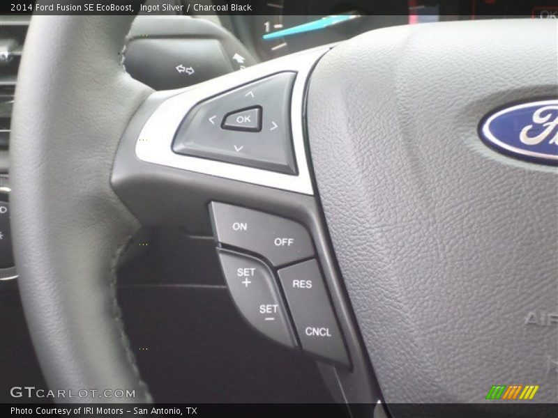 Ingot Silver / Charcoal Black 2014 Ford Fusion SE EcoBoost