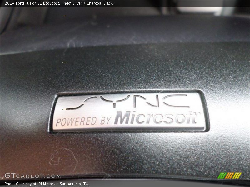 Ingot Silver / Charcoal Black 2014 Ford Fusion SE EcoBoost