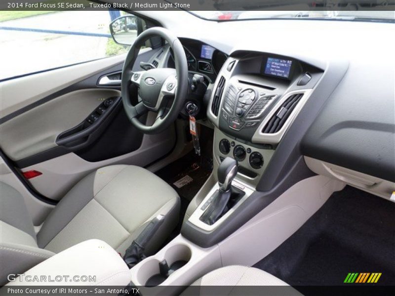 Tuxedo Black / Medium Light Stone 2014 Ford Focus SE Sedan