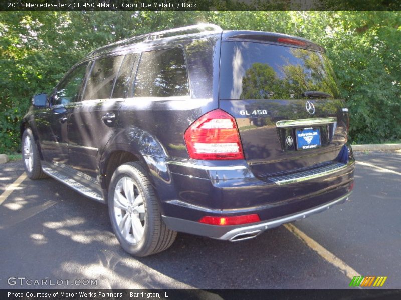Capri Blue Metallic / Black 2011 Mercedes-Benz GL 450 4Matic