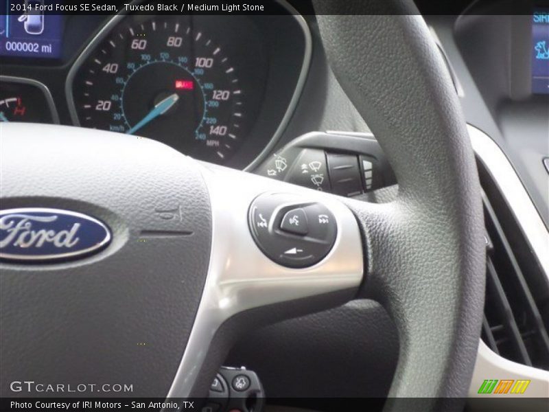 Tuxedo Black / Medium Light Stone 2014 Ford Focus SE Sedan