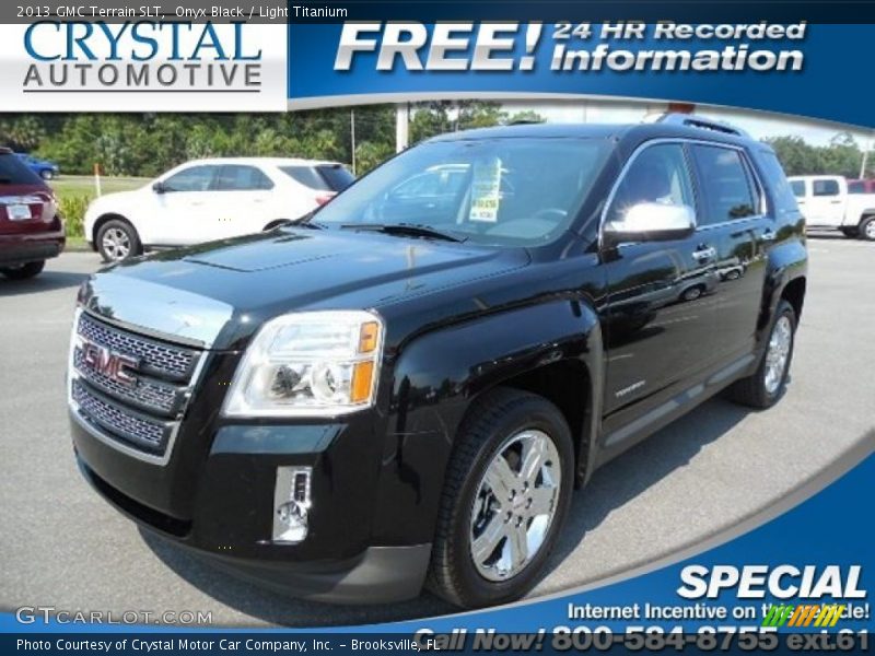 Onyx Black / Light Titanium 2013 GMC Terrain SLT