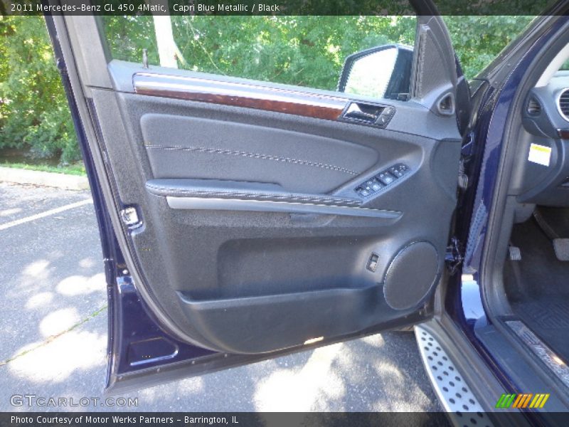 Capri Blue Metallic / Black 2011 Mercedes-Benz GL 450 4Matic
