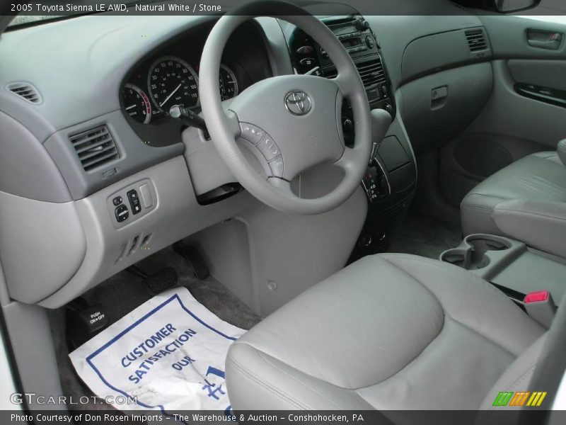 Natural White / Stone 2005 Toyota Sienna LE AWD