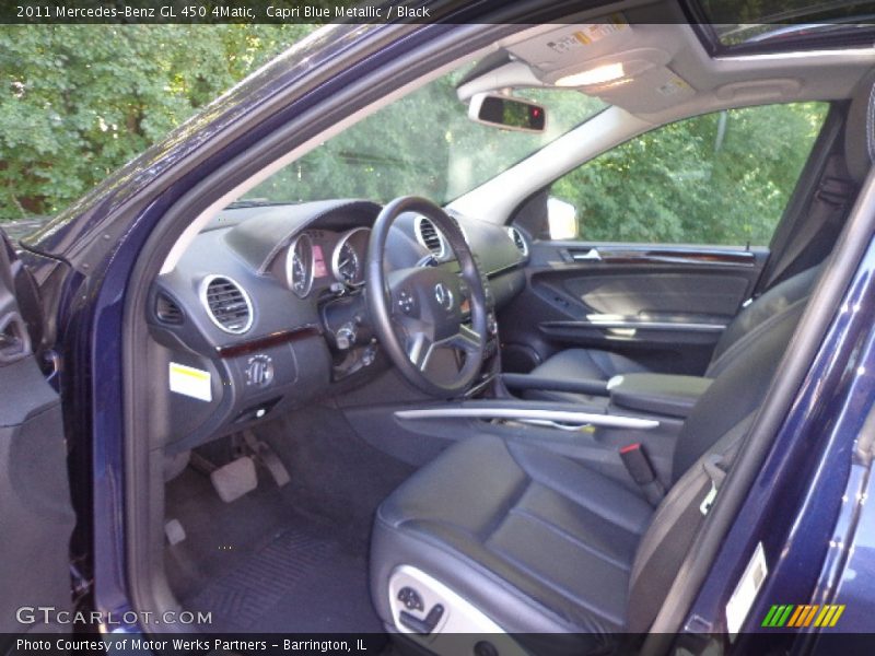 Capri Blue Metallic / Black 2011 Mercedes-Benz GL 450 4Matic