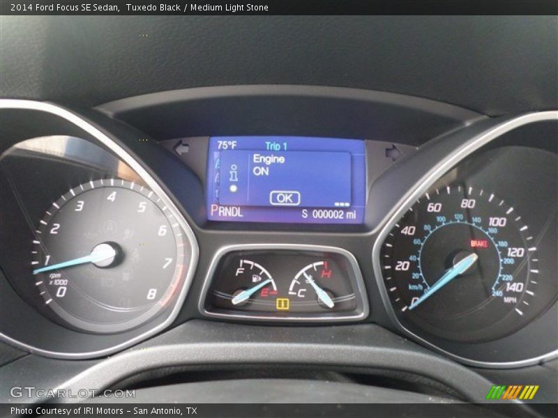 Tuxedo Black / Medium Light Stone 2014 Ford Focus SE Sedan