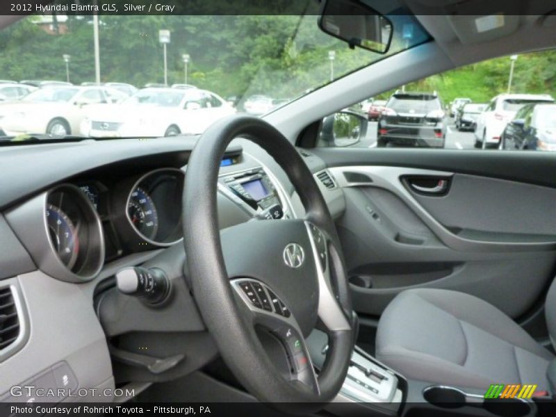 Silver / Gray 2012 Hyundai Elantra GLS