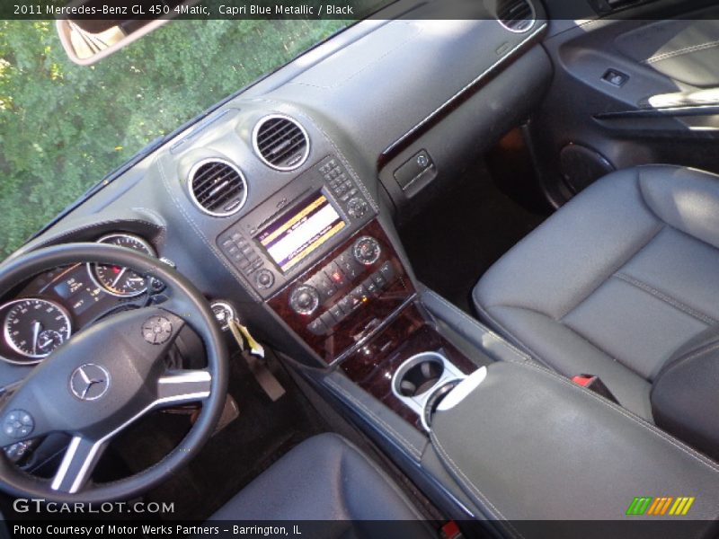 Capri Blue Metallic / Black 2011 Mercedes-Benz GL 450 4Matic