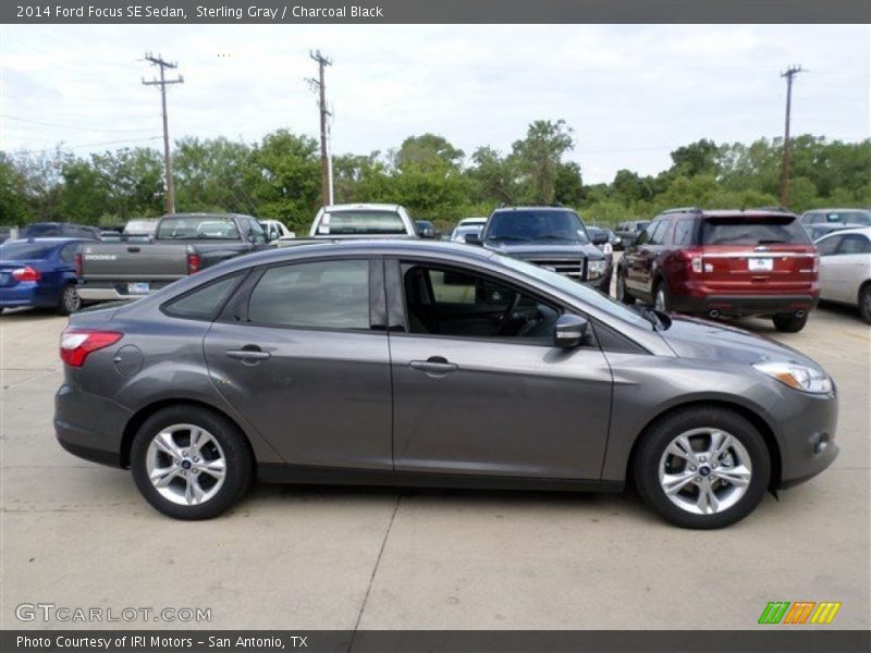 Sterling Gray / Charcoal Black 2014 Ford Focus SE Sedan