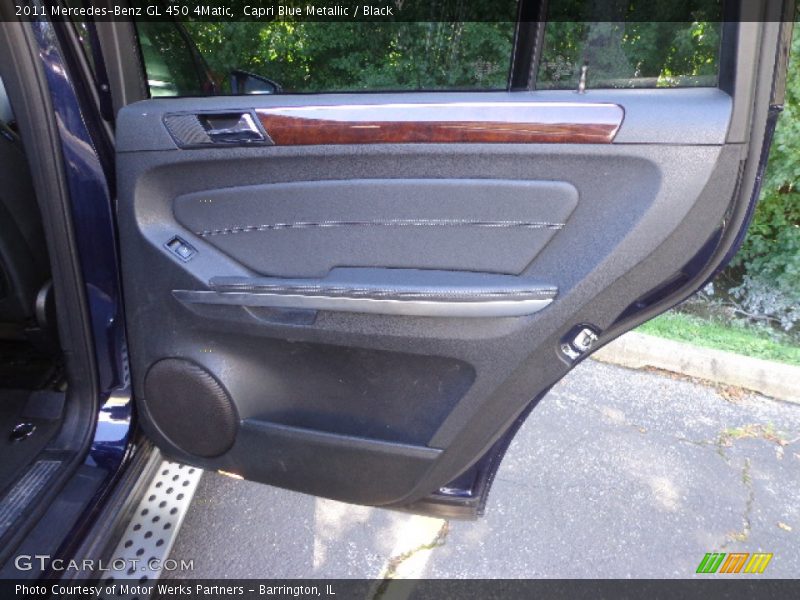 Capri Blue Metallic / Black 2011 Mercedes-Benz GL 450 4Matic