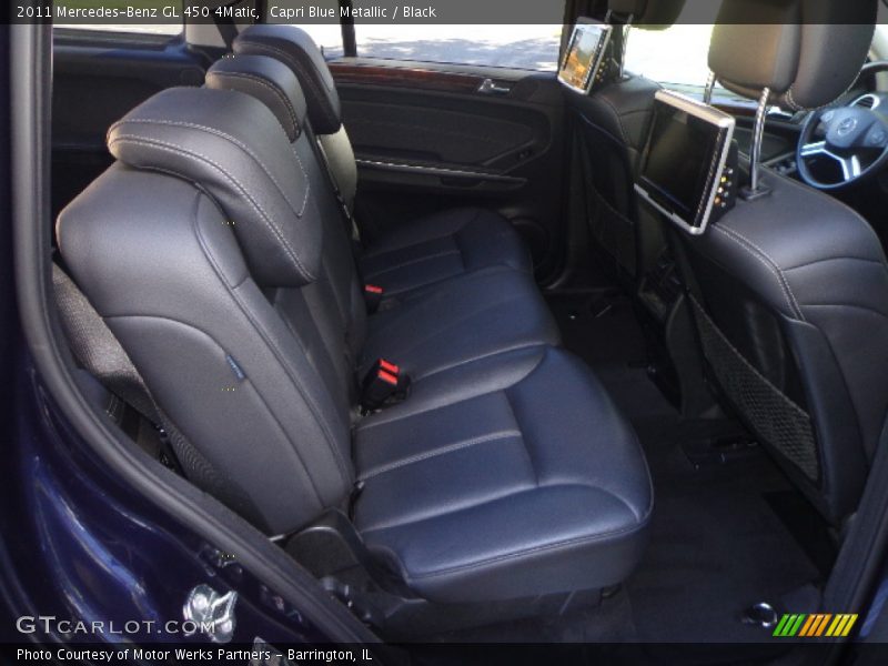 Capri Blue Metallic / Black 2011 Mercedes-Benz GL 450 4Matic