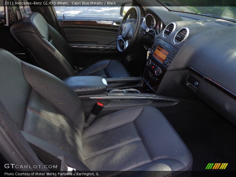 Capri Blue Metallic / Black 2011 Mercedes-Benz GL 450 4Matic