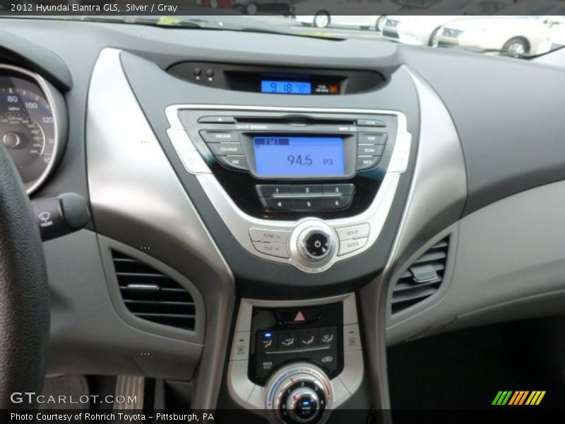 Silver / Gray 2012 Hyundai Elantra GLS