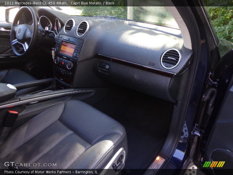 Capri Blue Metallic / Black 2011 Mercedes-Benz GL 450 4Matic